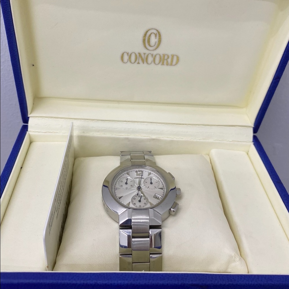 Authentic Concord Chronograph La Scala Watch - image 8